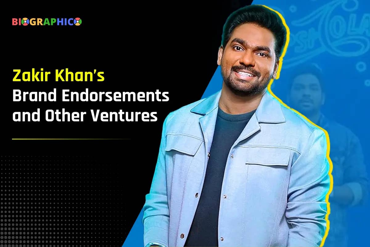 Zakir Khan’s Brand Endorsements and Other Ventures
