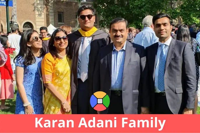 Karan Adani family