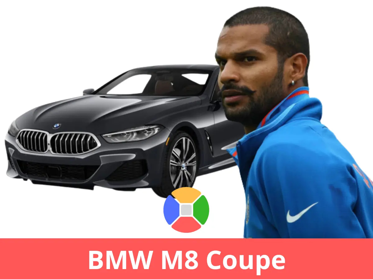 Shikhar Dhawan car collection - BMW M8 Coupe