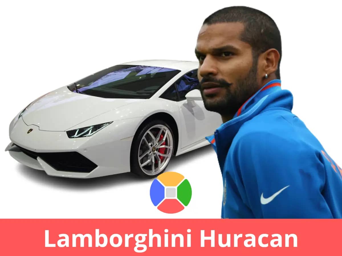 Shikhar Dhawan car collection - Lamborghini Huracan